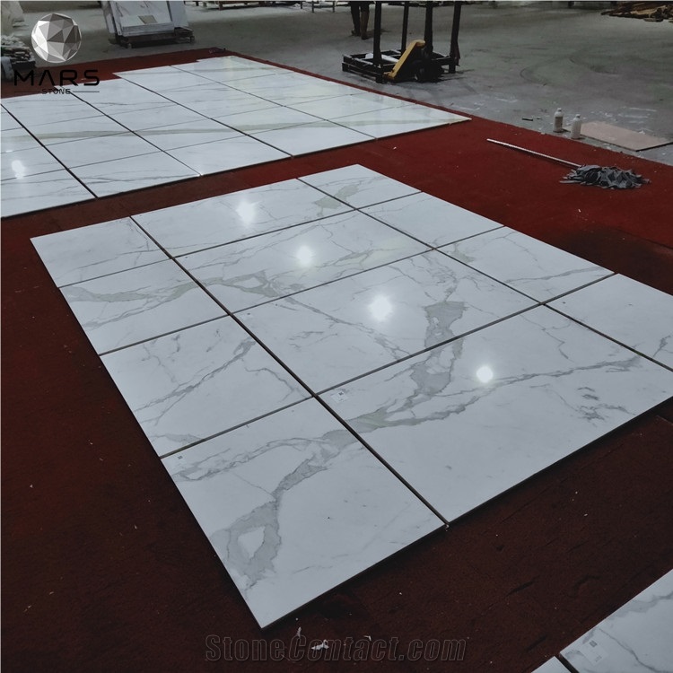 Bianco Calacatta Marble For Floor Tiles 